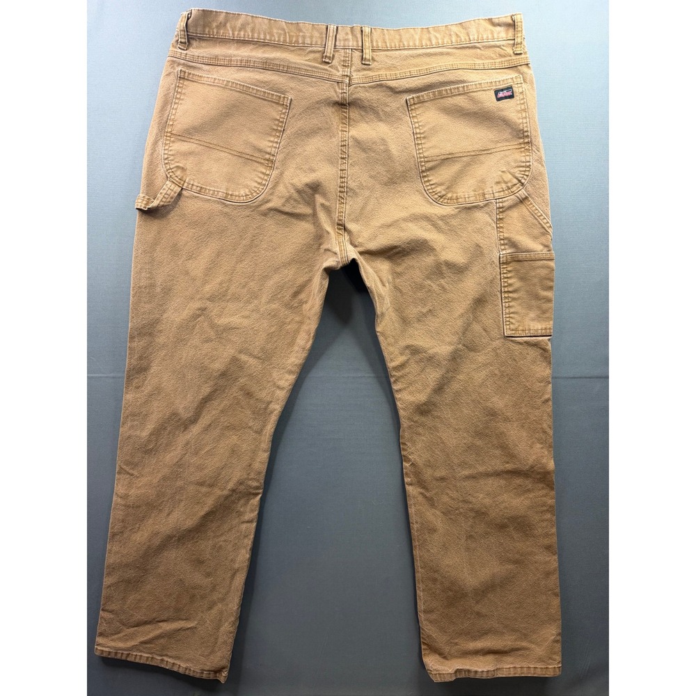Genuine‎ Dickies Carpenter Pants Mens Brown Duck Canvas Workwear 42x31